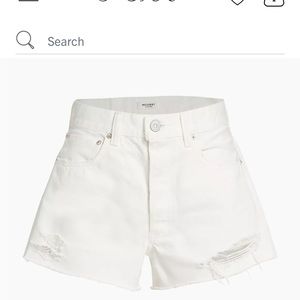 NWT moussy vintage white cutoff denim shorts